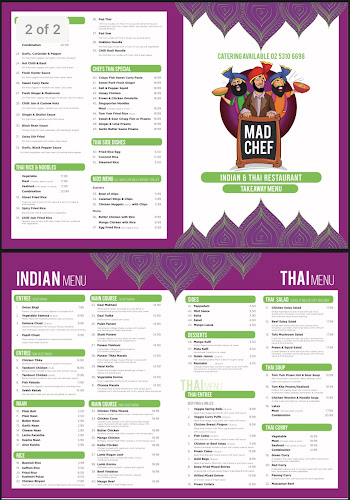 Comentarii opinii despre Mad Chef Indian & Thai Restaurant