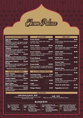 Ekam Palace Indian Restaurant