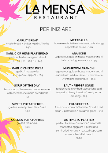 Opinii despre La Mensa în Battery Point - Hospitality and gastronomy