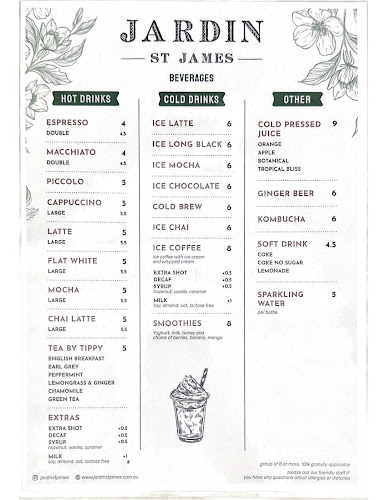 Jardin St James - Hospitality and gastronomy