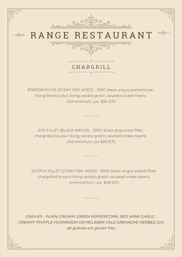 The Range Restaurant at Mount Compass - Mount Compass