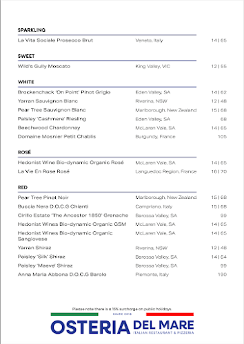 Osteria del Mare - Burleigh Heads