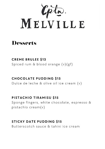 Captain Melville - Melbourne