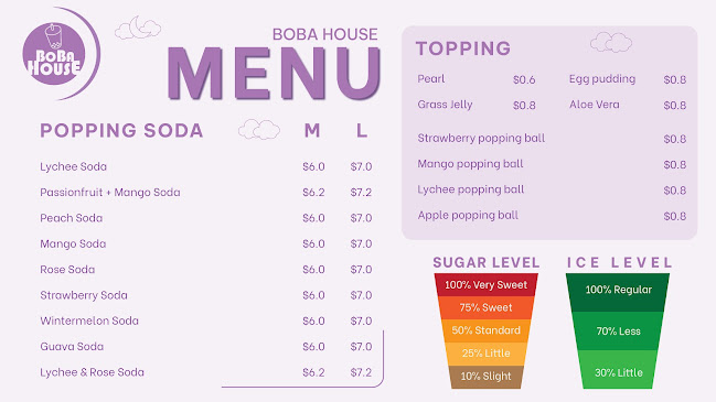 Boba House - Hospitality and gastronomy