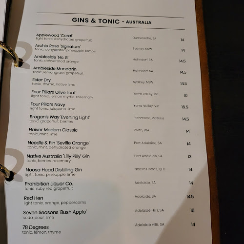 Opinii despre Bar Torino în Adelaide - Hospitality and gastronomy