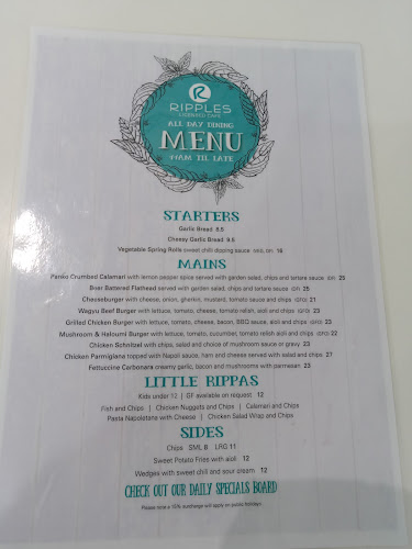 Comentarii opinii despre Ripples Licensed Cafe