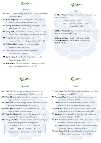 Comentarii opinii despre Mali in Bendigo(Mali Thai)