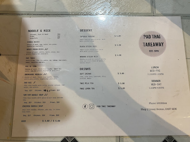 Pad Thai Takeaway Alice Springs