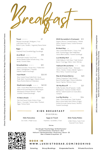 Lux Bistro Bar - Hospitality and gastronomy