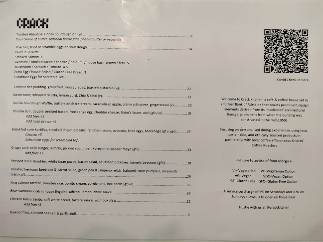 Opinii despre Crack Kitchen în Adelaide - Hospitality and gastronomy