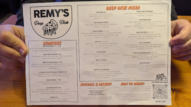 Remy's - Deep Dish Pizza & Bar - Hospitality and gastronomy