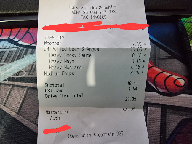 Opinii despre Hungry Jack's Burgers Sunshine în Sunshine - Hospitality and gastronomy