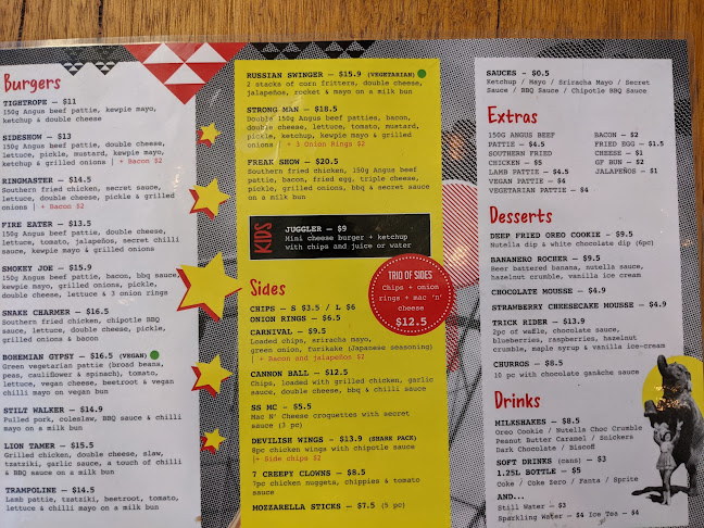 Sideshow Burgers Richmond