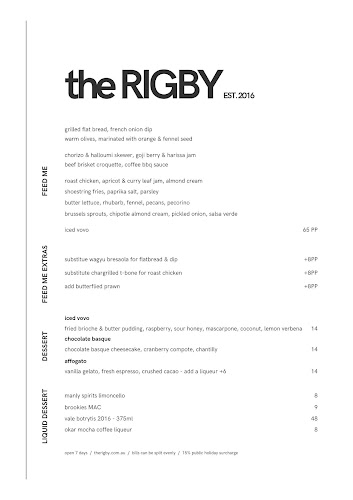 Opinii despre the RIGBY în Maitland - Hospitality and gastronomy