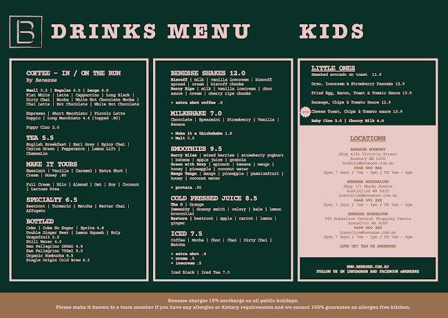 Opinii despre Benesse Bunbury în Bunbury - Hospitality and gastronomy