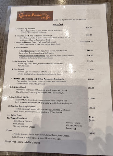 Grinders Cafe - Hospitality and gastronomy