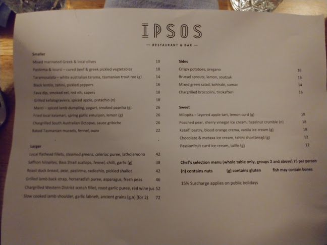 IPSOS Restaurant & Bar - Melbourne