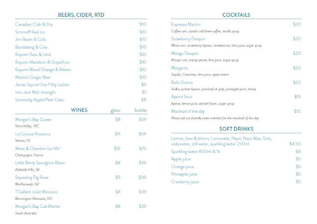 Lagoon Bar - Hospitality and gastronomy