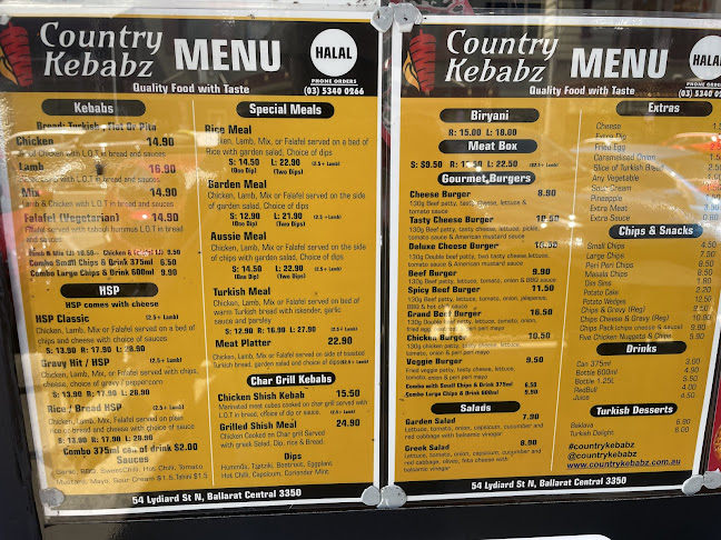 Country Kebabz - Ballarat Central