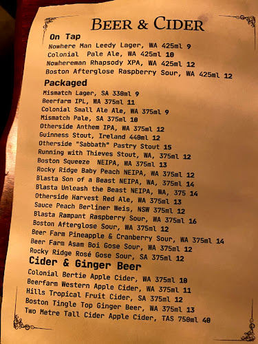 Opinii despre Foxtrot Unicorn în Perth - Hospitality and gastronomy