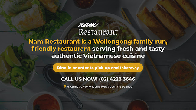 Nam Restaurant - Hospitality and gastronomy