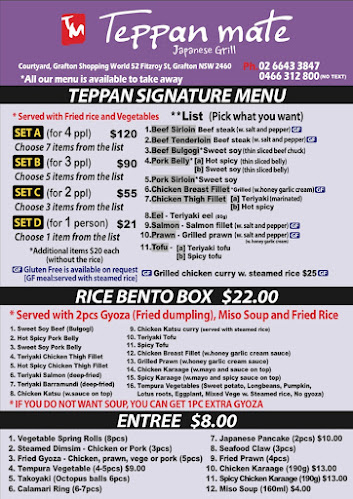 Opinii despre Teppan Mate în Grafton - Hospitality and gastronomy