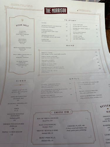 Comentarii opinii despre Morrison’s Oyster Bar & Grill