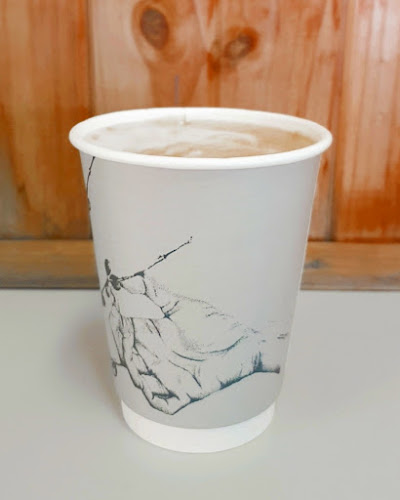 Peaches & Cream Coffee at Glenview Bar - Traralgon