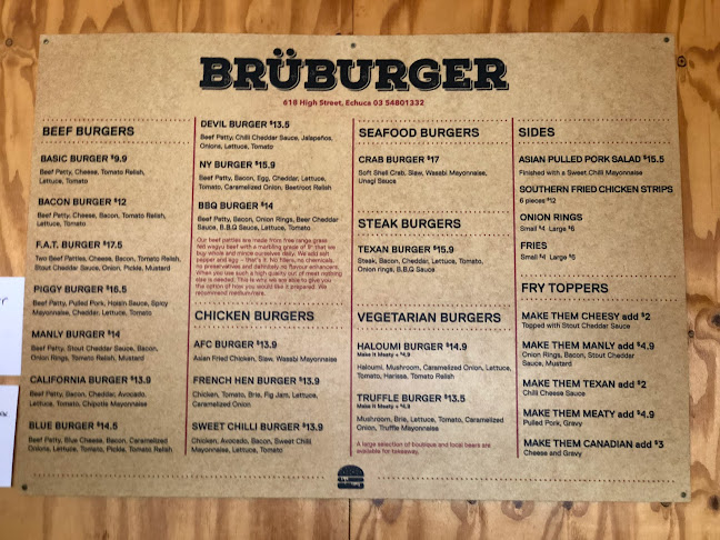 BRUBURGER - Echuca