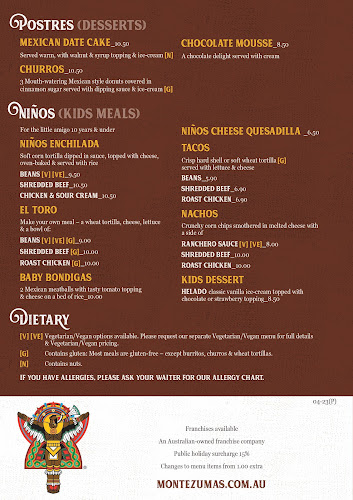 Montezuma's Mexican Restaurant & Bar - North Adelaide, SA