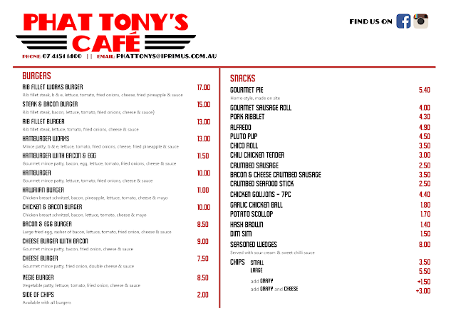 Phat Tony's Cafe - Kensington