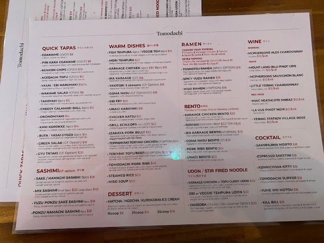 Opinii despre Tomodachi Izakaya & Bar în Geelong - Hospitality and gastronomy