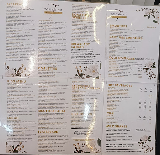 Toscanini's Cafe & European Restaurant & Gelato Bar