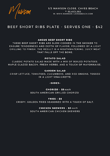 Mawson Restaurant - Hospitality and gastronomy