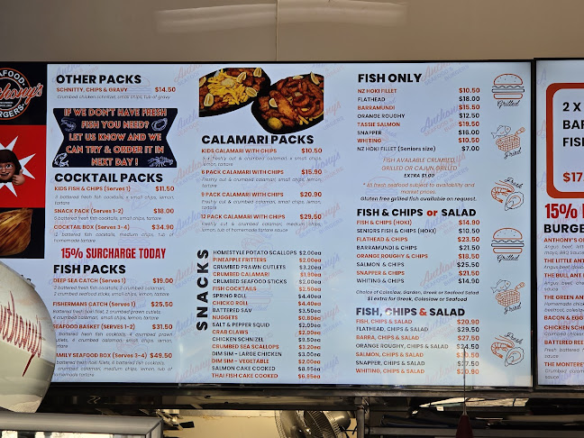 Anthony's Seafood & Burgers - Kincumber