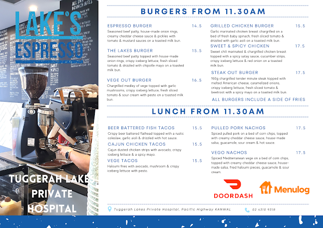 Lake's Espresso Tuggerah Lakes Private Hospital - Kanwal