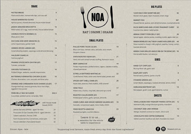 NOA Eat Drink Share - Hospitality and gastronomy