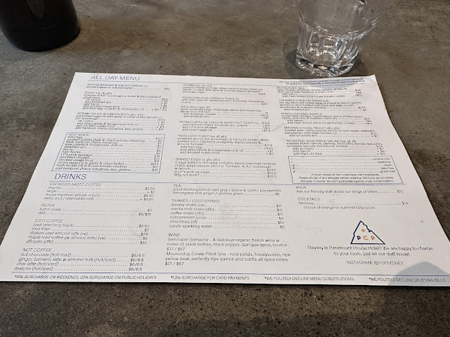 Paramount Coffee Project - Hospitality and gastronomy