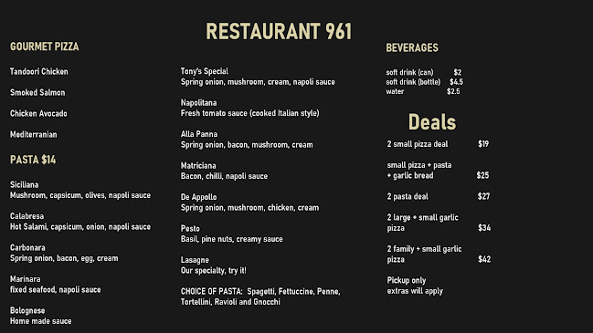 Opinii despre Restaurant 961 în Morwell - Hospitality and gastronomy