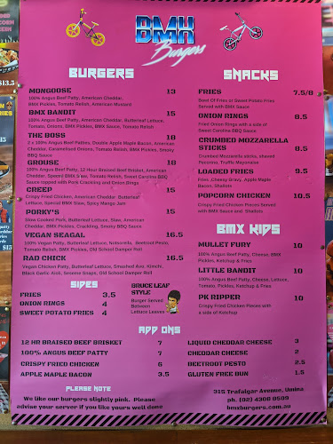 BMX Burgers - Hospitality and gastronomy