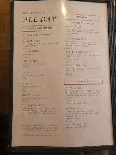 Opinii despre The Alby în Phillip - Hospitality and gastronomy