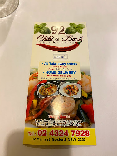 Comentarii opinii despre 92 Chilli Basil Thai Restaurant
