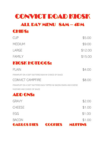 Convict Road Kiosk - Hospitality and gastronomy