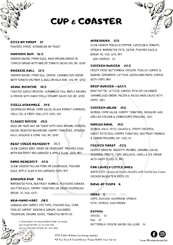 Opinii despre Cup & Coaster în Fyshwick - Hospitality and gastronomy