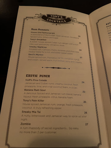 Sneaky Tony's - Hospitality and gastronomy