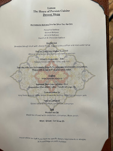 Limoo - The House of Persian Cuisine - Hospitality and gastronomy