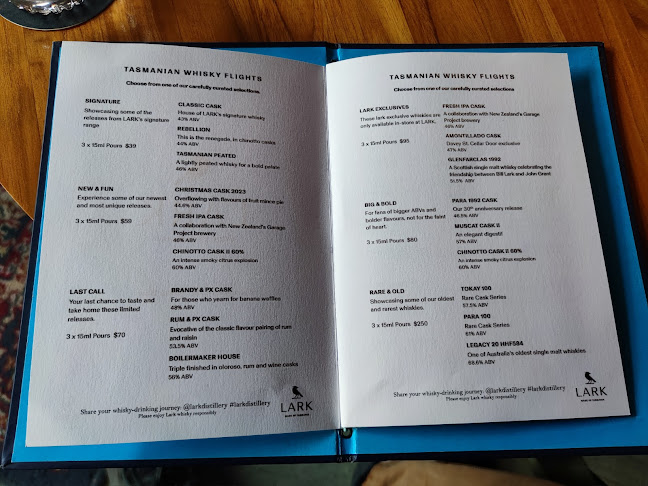 Opinii despre LARK Cellar Door, Hobart în Hobart - Hospitality and gastronomy