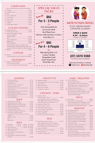 Mountain King Chinese&Asian Restaurant