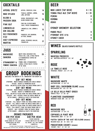 Opinii despre Mad Pizza E Bar în Darlinghurst - Hospitality and gastronomy