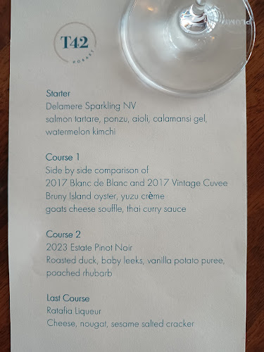 Opinii despre T42 Hobart în Hobart - Hospitality and gastronomy